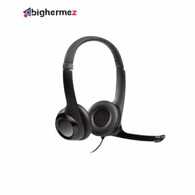 LOGITECH HEADSET H390 USB BLACK 01