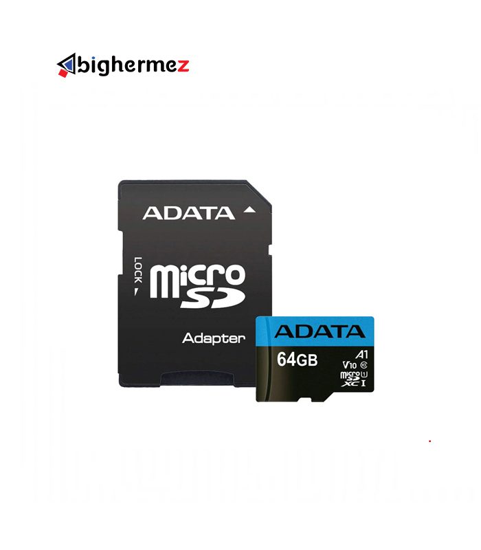 -microSDHC-ای-دیتا-مدل-V10-R100-W25A-DP-ظرفیت-64-گیگابایت.jpg حافظه microSDHC ای دیتا مدل V10 R100 W25A DP ظرفیت 64 گیگابایت
