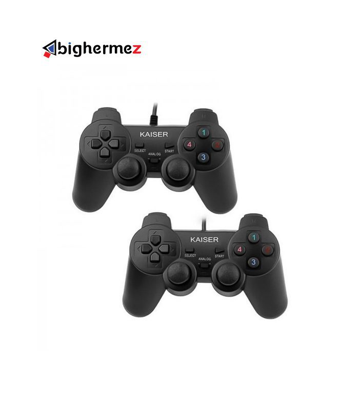 دسته بازی دوبل شوکدار کایزر مدل K-504 دسته بازی دوبل شوکدار کایزر مدل K 504