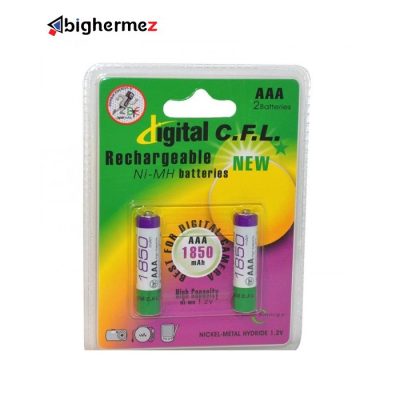 نیم قلم شارژی 2تایی CFL به ظرفیت mAh1850