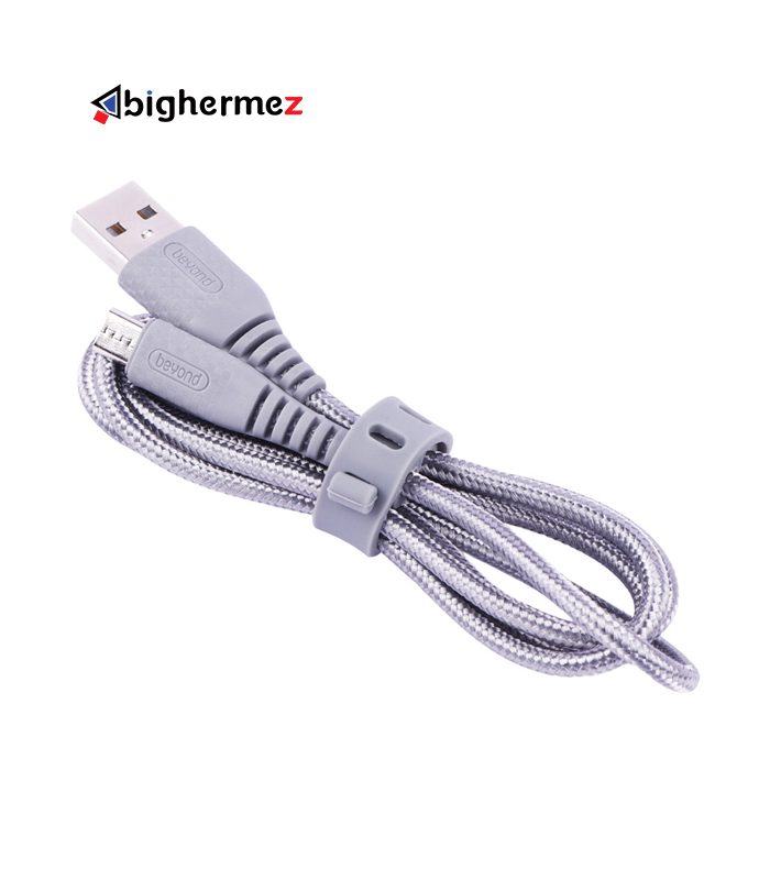 کابل شارژ میکرو یو اس بی بیاند مدل BUM-201 به طول 1 متر کابل شارژ میکرو یو اس بی بیاند مدل BUM 201 به طول 1 متر