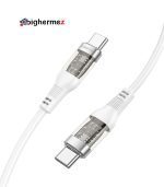 کابل شارژ دوسر TYPE C 60W بروفون مدل BU37