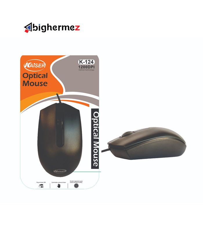 ماوس باسیم کایزر مدل K-124 ماوس باسیم کایزر مدل K-124