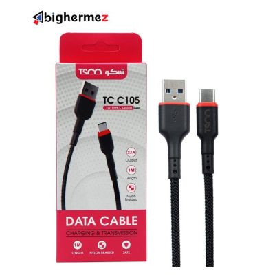کابل شارژ TYPE C تسکو مدل TCC 105