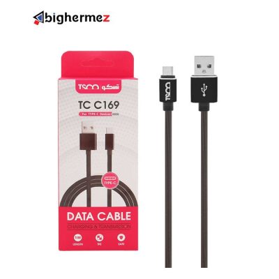 کابل شارژ TYPE C تسکو مدل TCC 169 به طول 1 متر 3