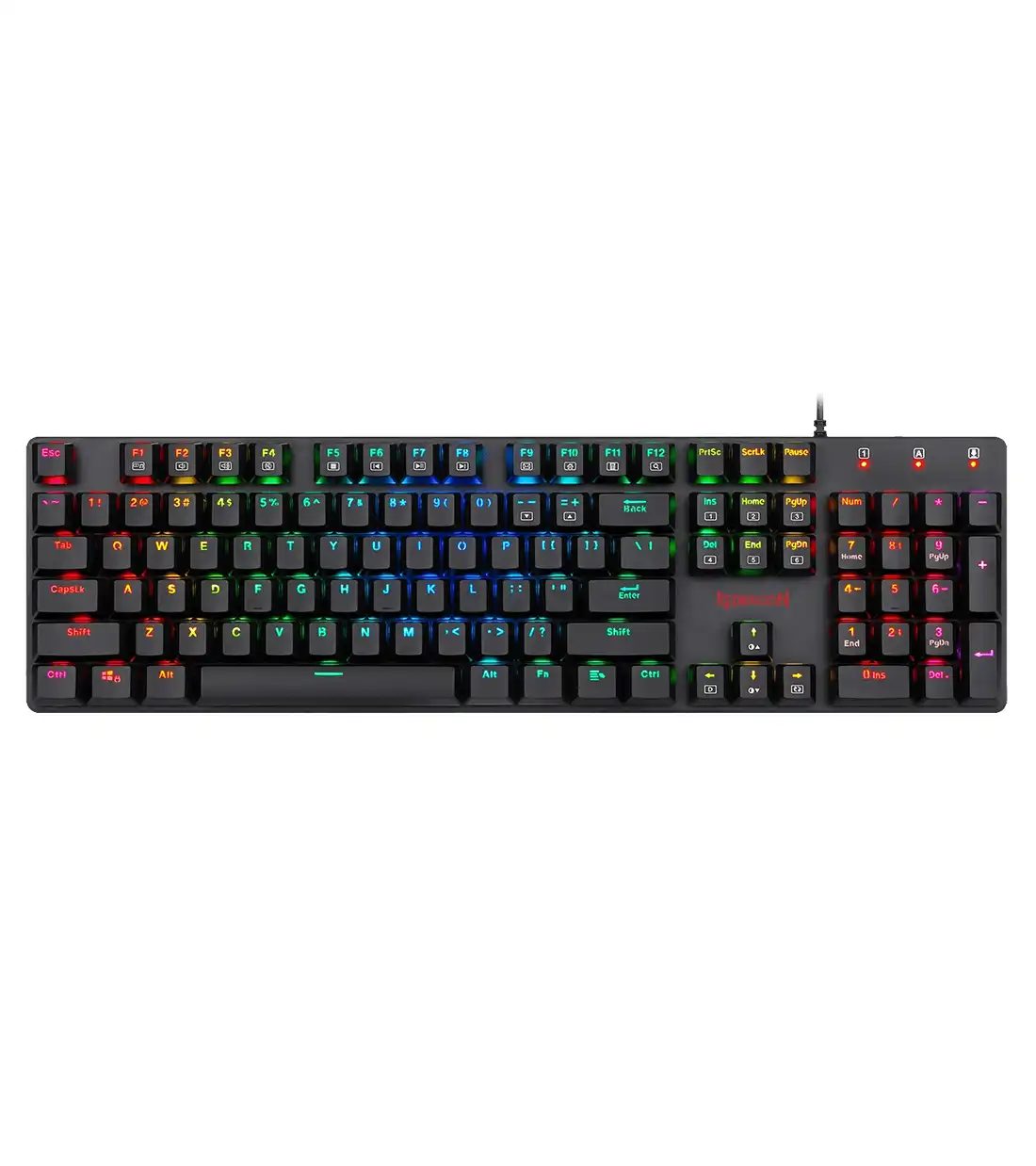 Shrapnel K589 RGB 1 کیبورد باسیم مخصوص بازی ردراگون مدل Shrapnel K589 RGB