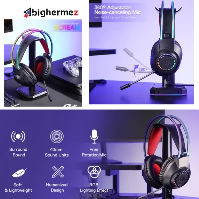 هدست گیمینگ ردراگون مدل SCREAM H231