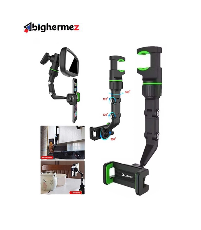 DV37 DAVIN هولدر گوشی موبایل قابل اتصال به لبه میز و تخت داوین DV37 - تصویر 1