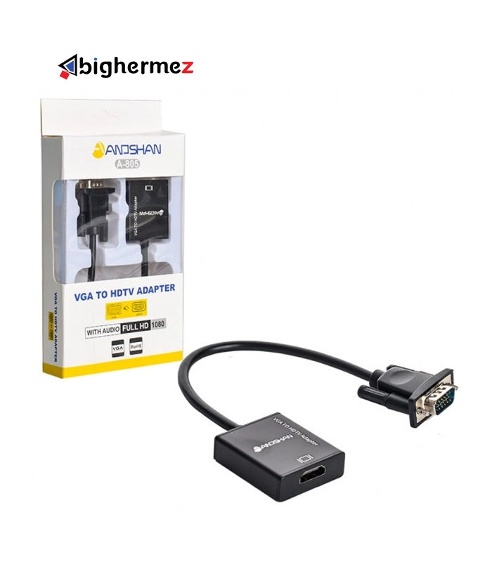 VGA TO HDMI ANOSHAN 805 تبدیل VGA به HDMI آنوشان مدل 805 - تصویر 1