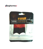 آستین انگشتی پابجی با فایبر کربن ( مشکی قرمز) - تصویر 3