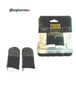 آستین انگشتی پابجی با فایبر کربن ( مشکی نقره ای )