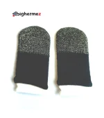 آستین انگشتی پابجی با فایبر کربن ( مشکی نقره ای ) - تصویر 3