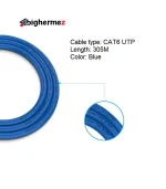 کابل شبکه Cat6 یوگرین مدل 11259-NW109 طول 305 متر – آبی - تصویر 3