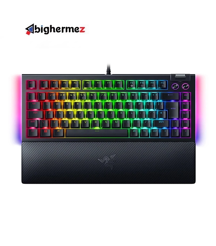 BLACKWIDOW V4 75% کیبورد باسیم مخصوص بازی ریزر مدل BLACKWIDOW V4 75% - تصویر 1