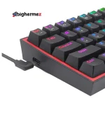 کیبورد باسیم مکانیکال گیمینگ ردراگون مدل K617 FIZZ RGB BLACK - تصویر 2