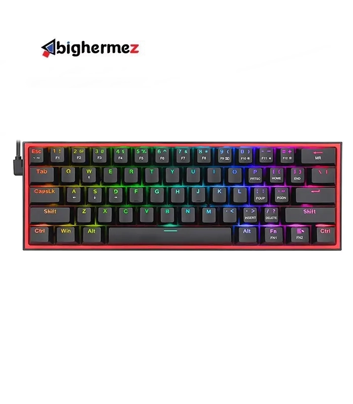 K617-FIZZ-RGB-Black.webp کیبورد باسیم مکانیکال گیمینگ ردراگون مدل K617 FIZZ RGB BLACK - تصویر 1