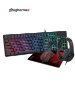 ست گیمینگ هدست و کیبورد و موس و موس پد ردراگون مدل Essentials S107P-BA