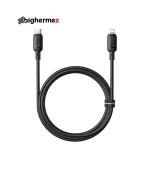 کابل شارژ سریع USB-C به Lightning بیسوس مدل Silky 20W طول 1m - مشکی