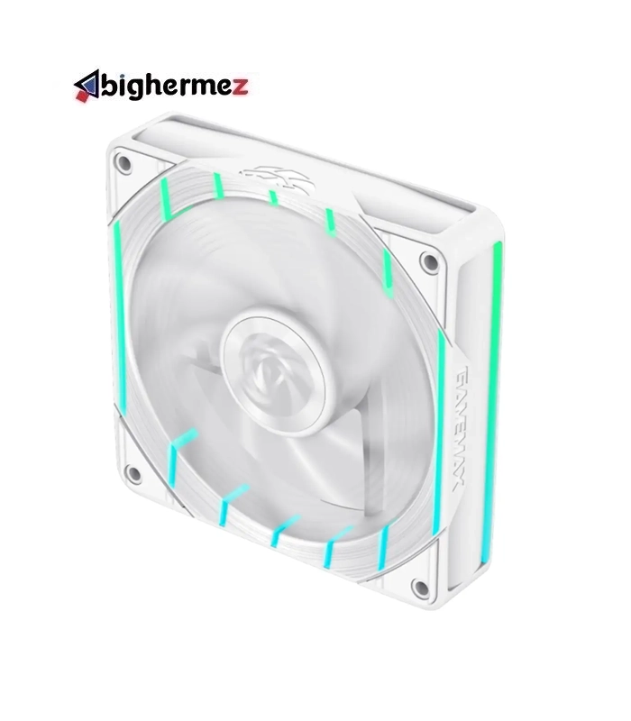 Tornado-T12-ARGB-White-654.webp فن کیس گیم مکس مدل Tornado T12 ARGB-R White - تصویر 1