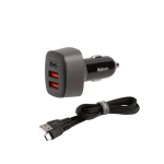 شارژر فندکی 56 وات هترون مدل HCC3210PQ به همراه کابل USB-C - تصویر 3